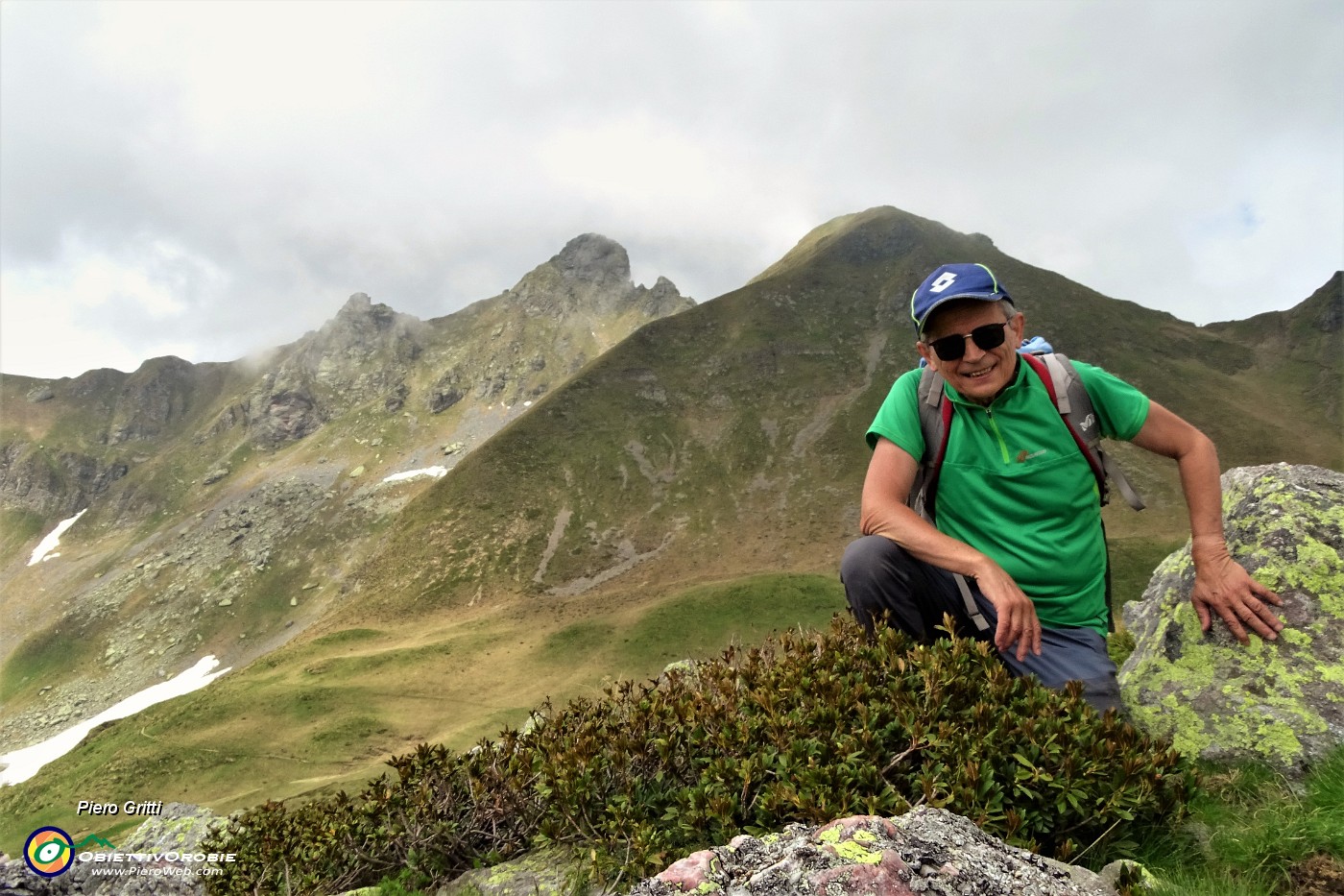 87 Dal Monte Avaro vista (da dx)  sulla Bocchetta Triomen, Tribortoi  e Valletto.JPG